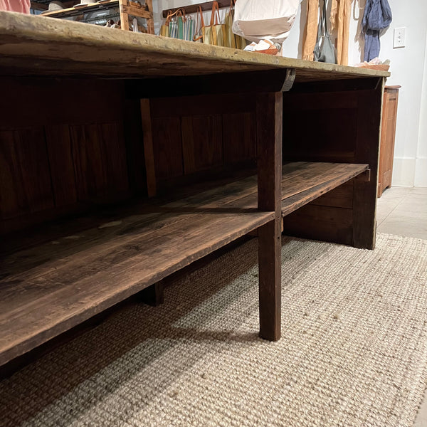 Vintage Painted Store Counter