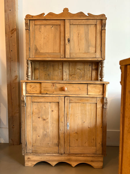 Antique Pine Hutch