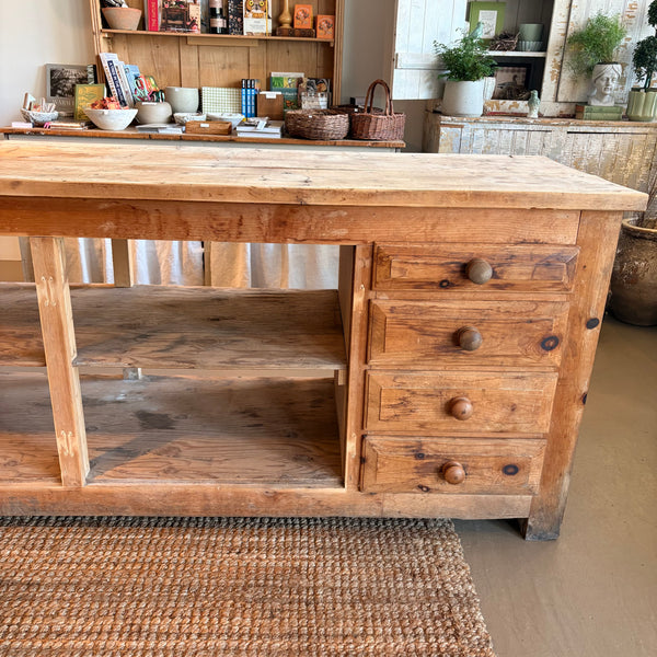 Vintage Pine Workstation
