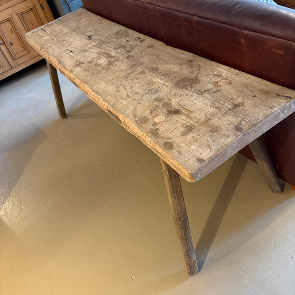 Antique Butchers Bench