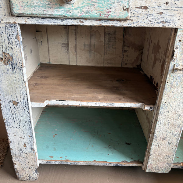 Vintage Dry Sink with Original Paint