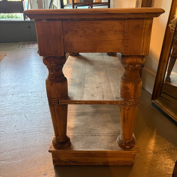 Vintage Pine Console/Island