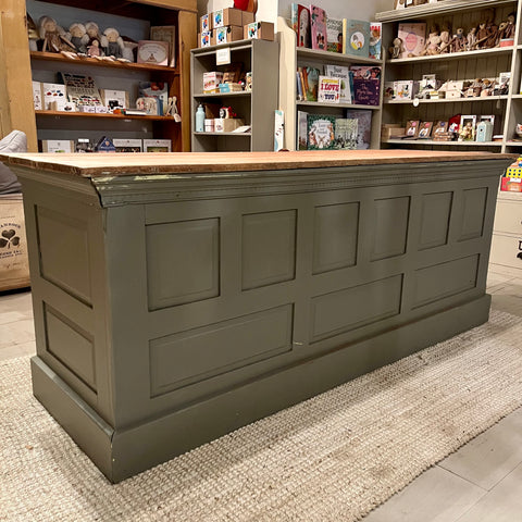 Vintage Painted Store Counter