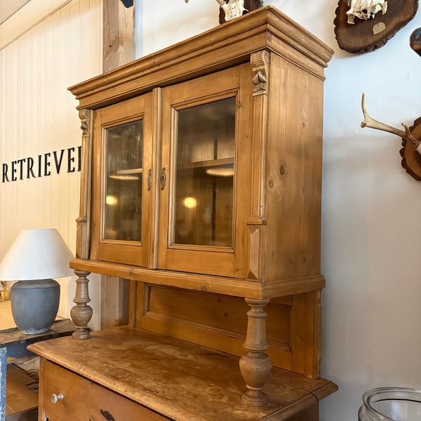 Antique Pine Hutch