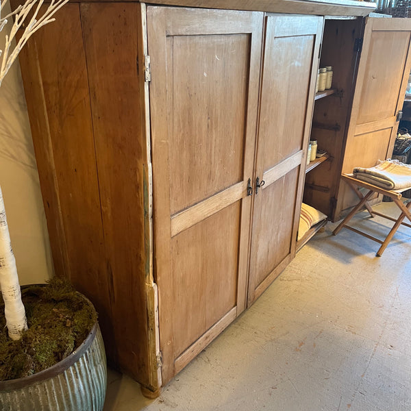 Vintage Pine 3-Door Cupboard