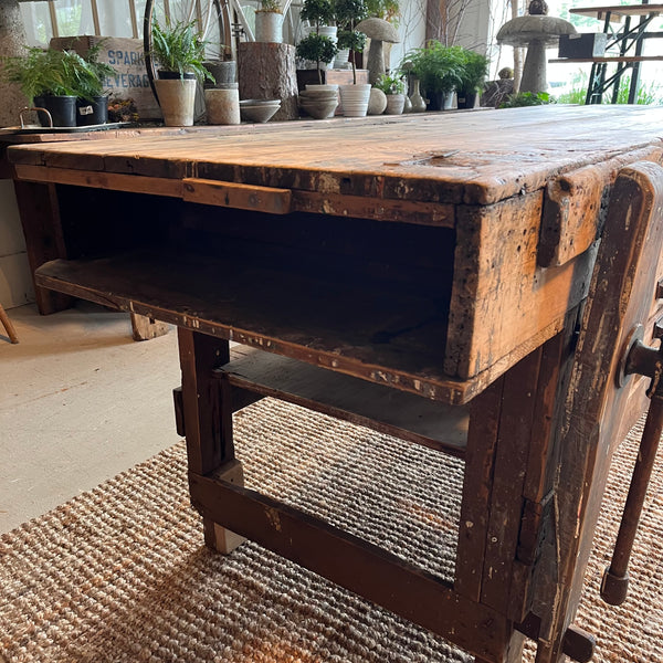 Vintage 9-Drawer Workbench