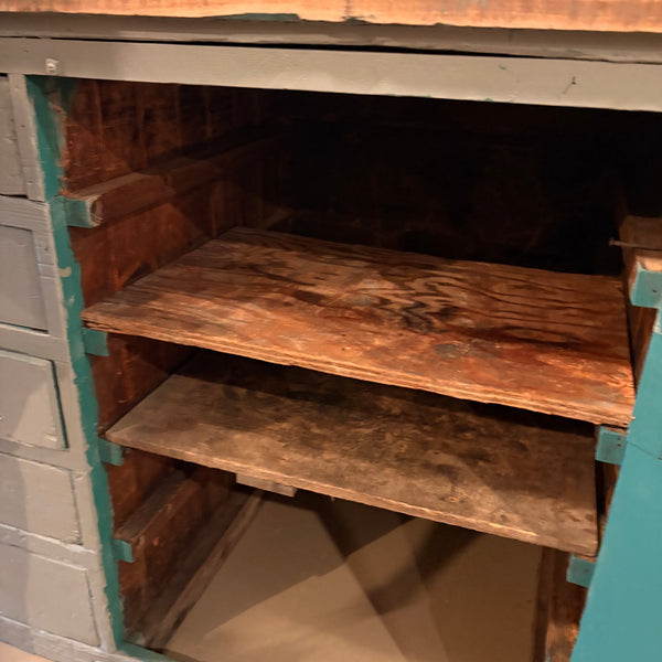 Vintage Painted Workbench