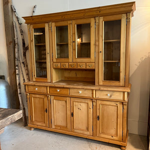 Pine Glass Cabinet