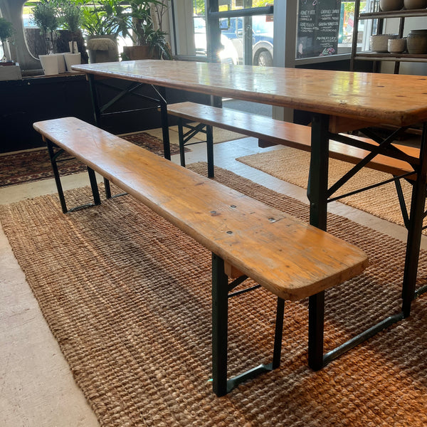 Oktoberfest Beer Garden Table and Benches