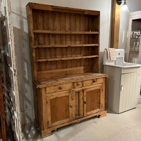 Antique Pine Hutch