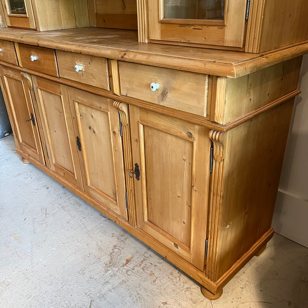 Pine Glass Cabinet