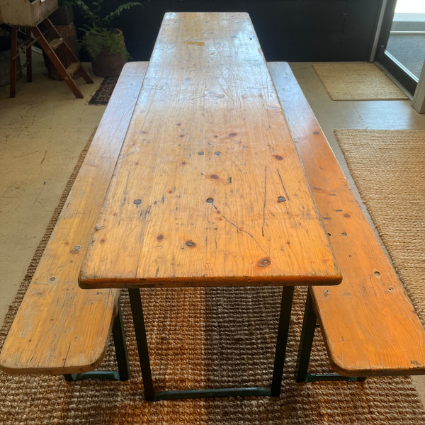 Oktoberfest Beer Garden Table and Benches