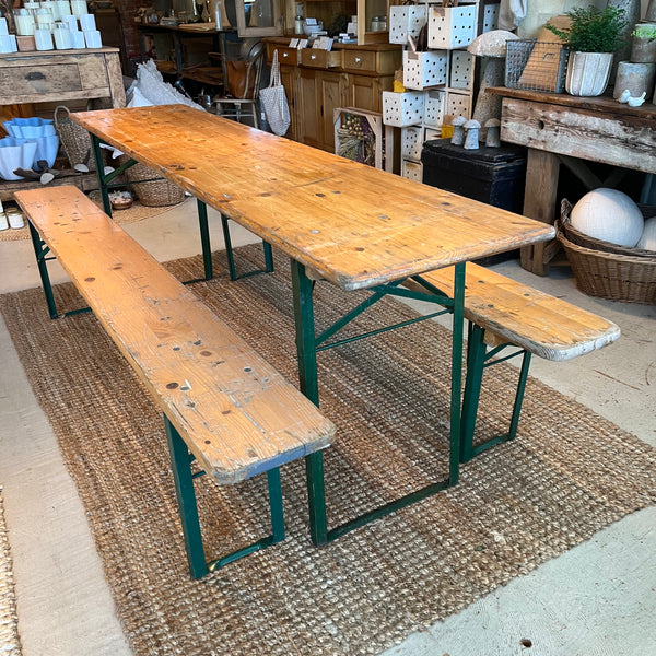 Oktoberfest Beer Garden Table and Benches