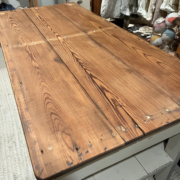 Vintage Worktable on Casters