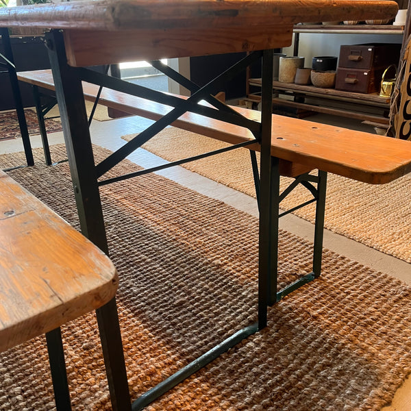Oktoberfest Beer Garden Table and Benches