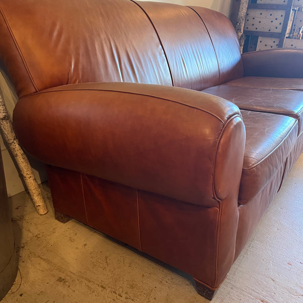 Pottery Barn Leather Sofa