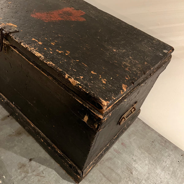 Antique Black Chest