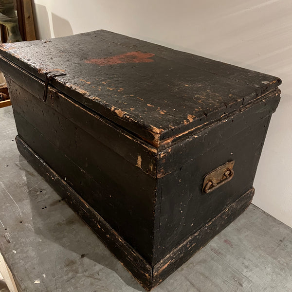 Antique Black Chest