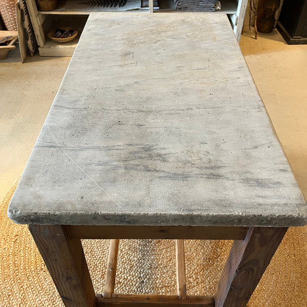 Vintage Marble Top Table/Island