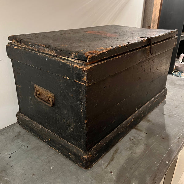 Antique Black Chest