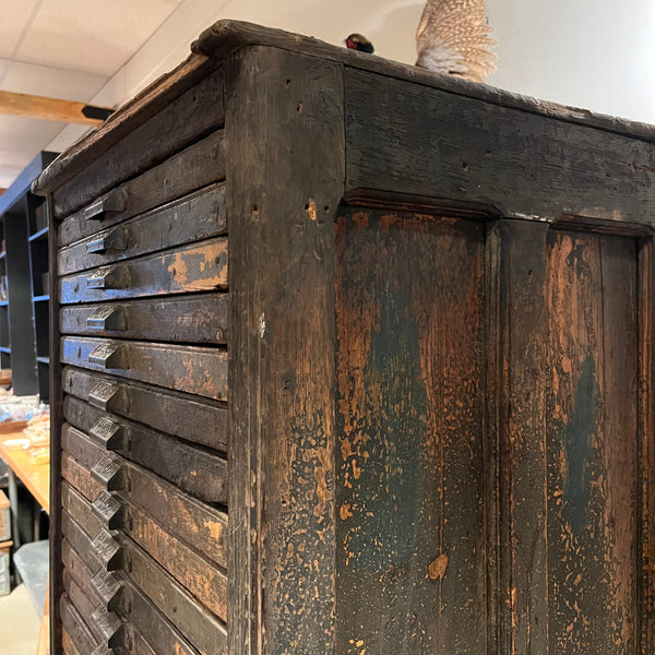 Vintage Hamilton Print Cabinet