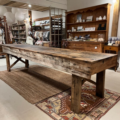 Vintage Long Workbench