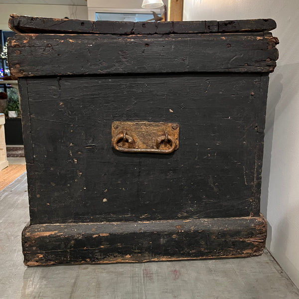 Antique Black Chest